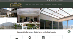 Desktop Screenshot of iguatemicoberturas.com.br