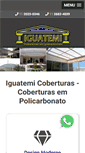 Mobile Screenshot of iguatemicoberturas.com.br