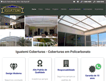 Tablet Screenshot of iguatemicoberturas.com.br